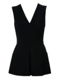 Alexander McQueen Pre-Owned sleeveless peplum top - Black