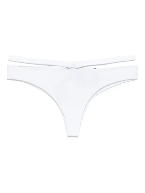 Maison Close bikini bottom con cortes