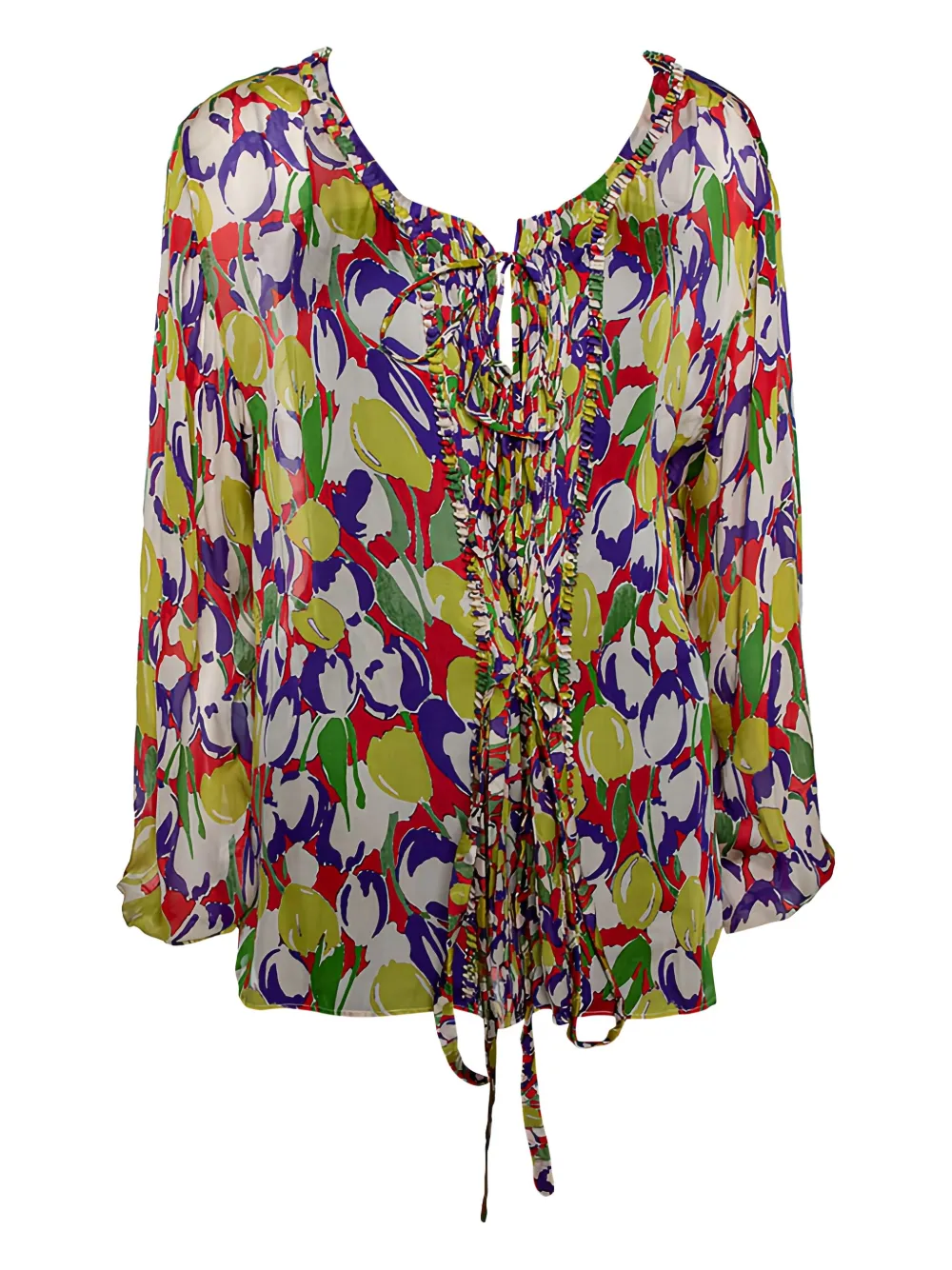 silk blouse