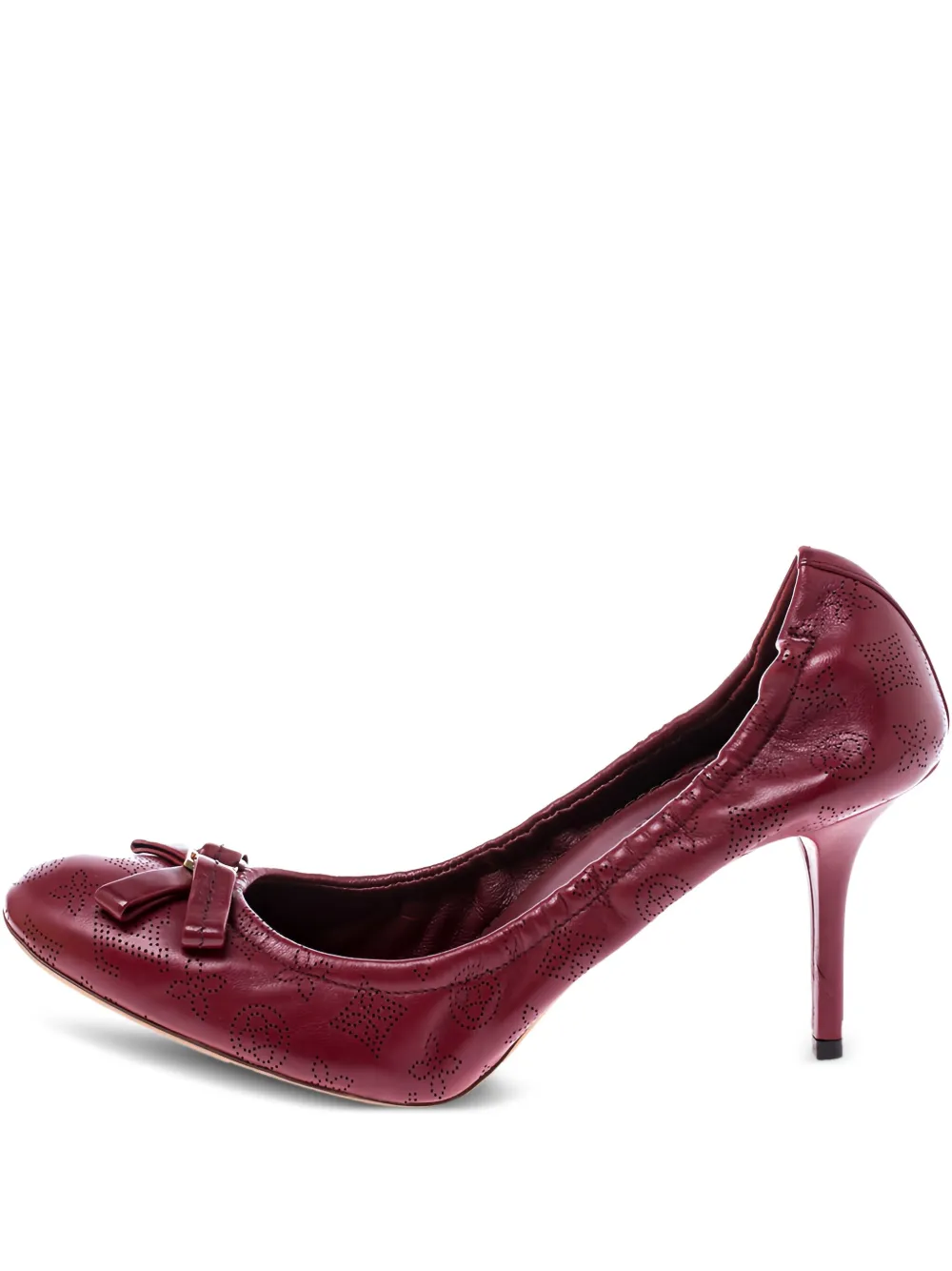 80mm Elba leather pumps