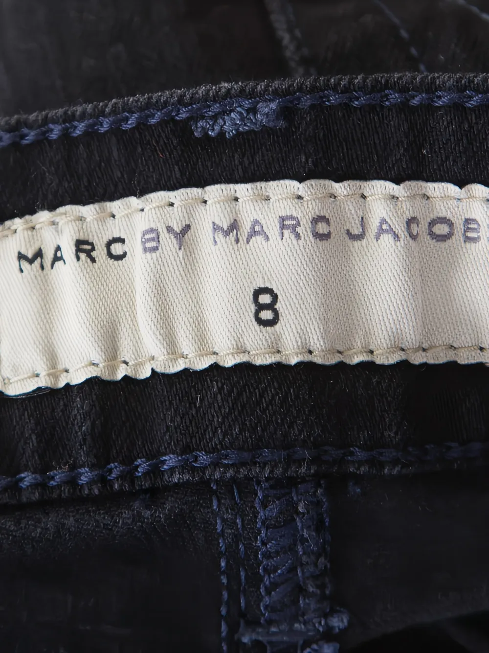 MARC JACOBS VINTAGE Pre-owned Denim Midi Skirt In Black