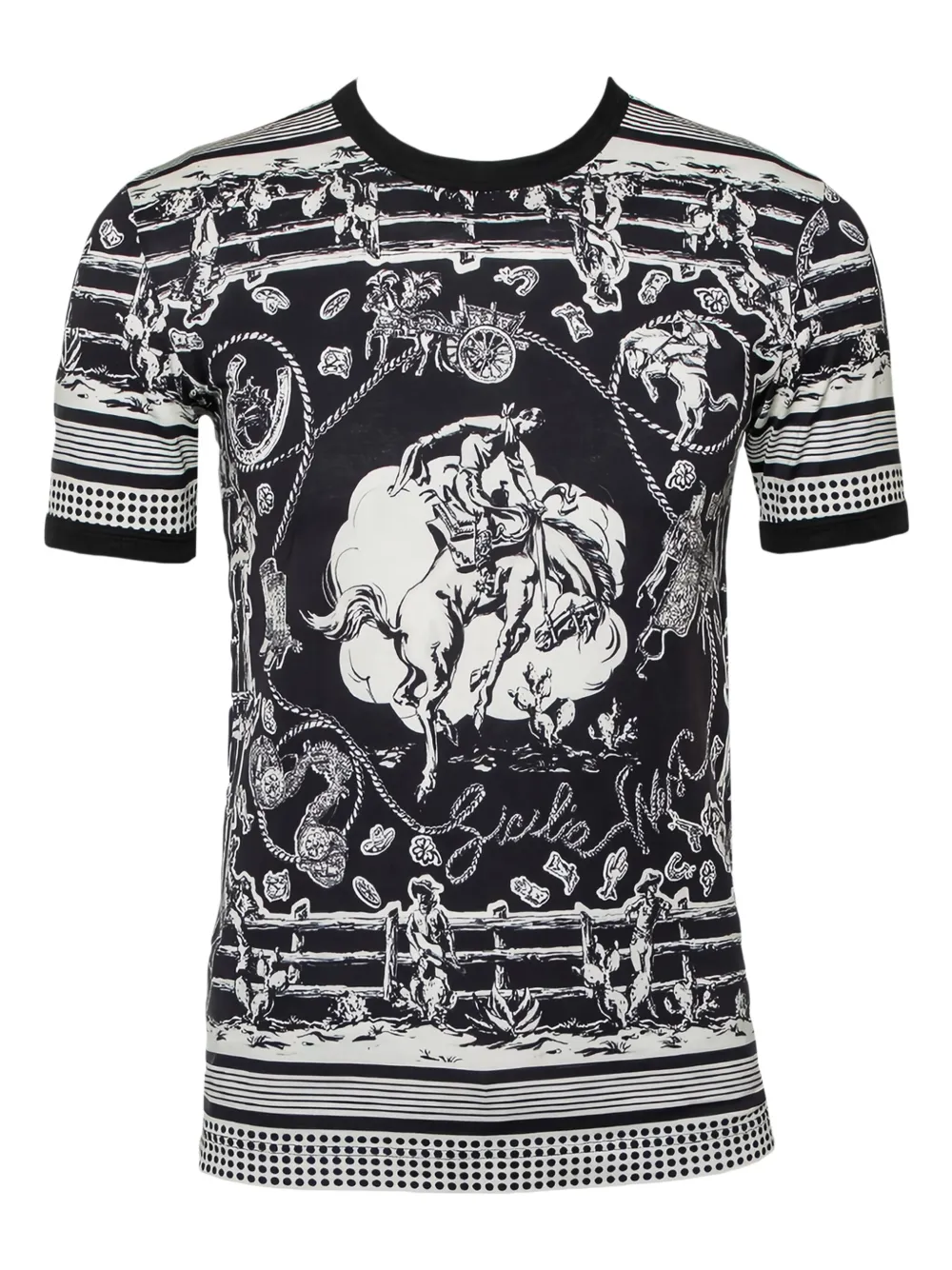 Dolce & Gabbana Pre-Owned playera de algodón | negro | Image 1
