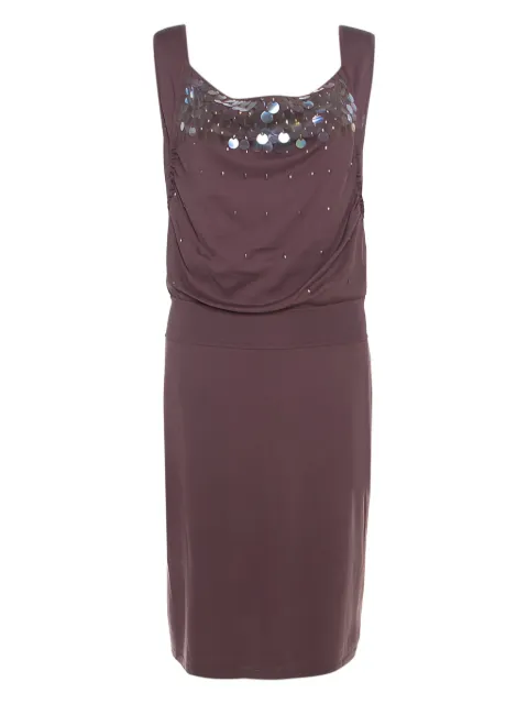 Escada Pre-Owned 2015s sleeveless sequin-embellished dress