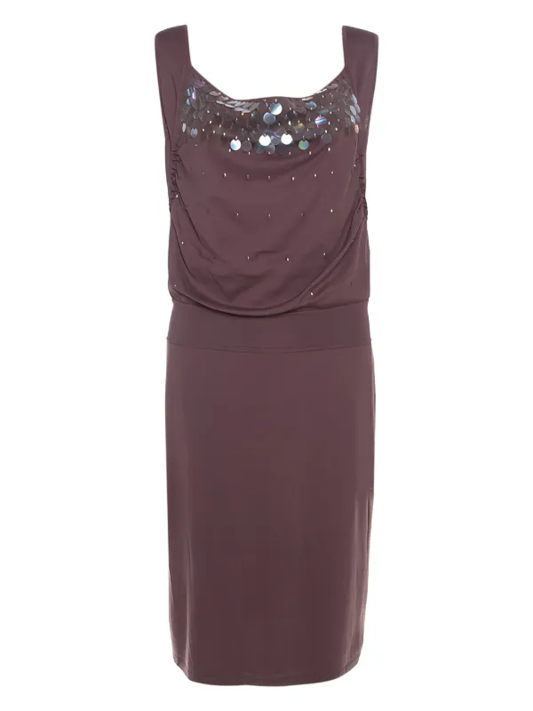 escada sequin dress Ella Singh for Escada 1990s Couture Sequin Dress M