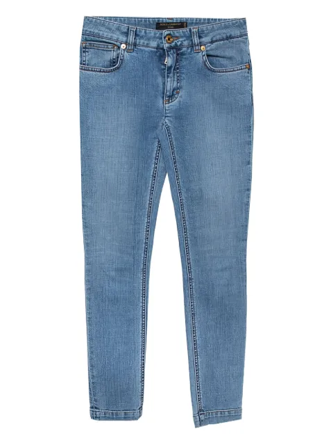 Dolce & Gabbana Pre-Owned logo-patch jeans 