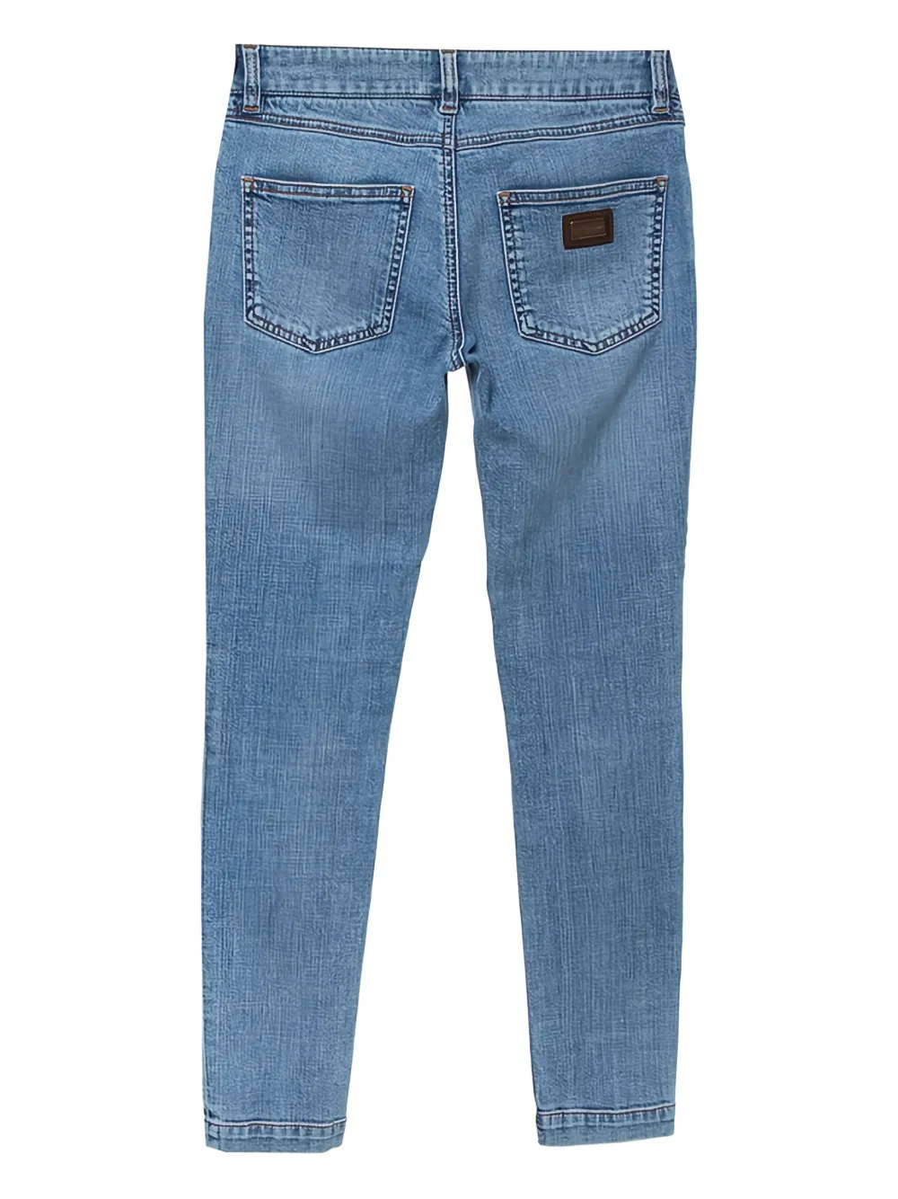 Dolce & Gabbana Pre-Owned logo-patch jeans | Image 2
