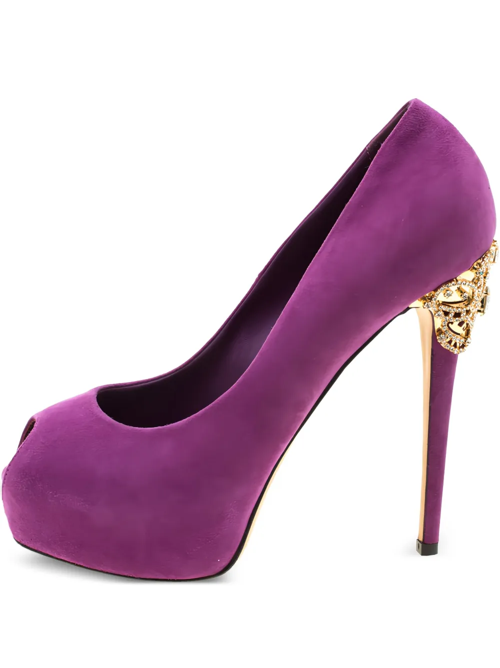 Le Silla 2024 pre-owned 140mm open-toe pumps | Pink | Image 1