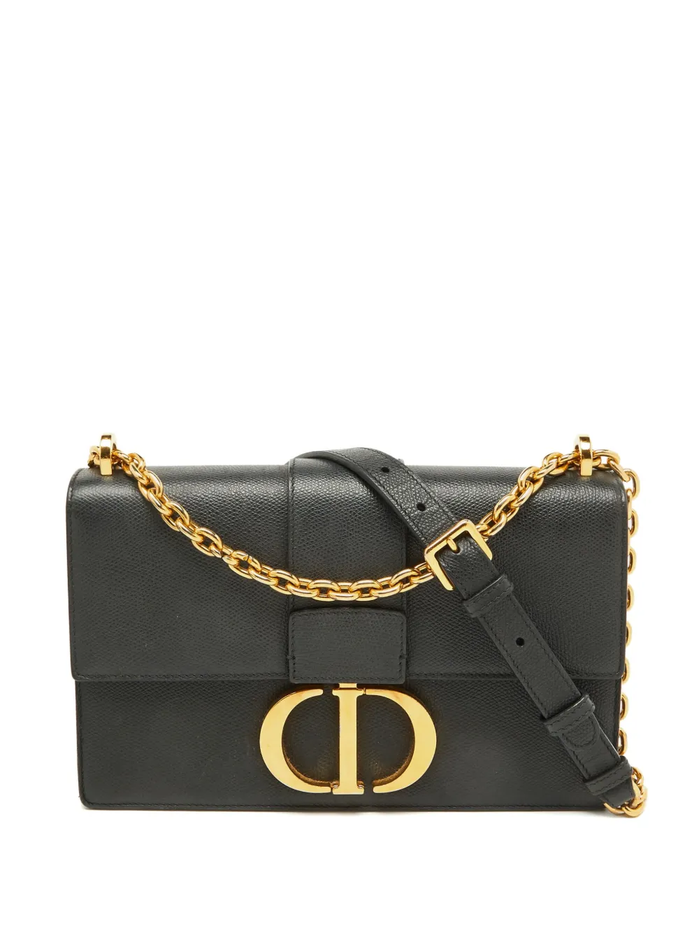 Christian Dior Pre-Owned 30 モンテーニュ ショルダーバッグ - ブラック Christian Dior Pre-Owned 30 モンテーニュ ショルダーバッグ - ブラック