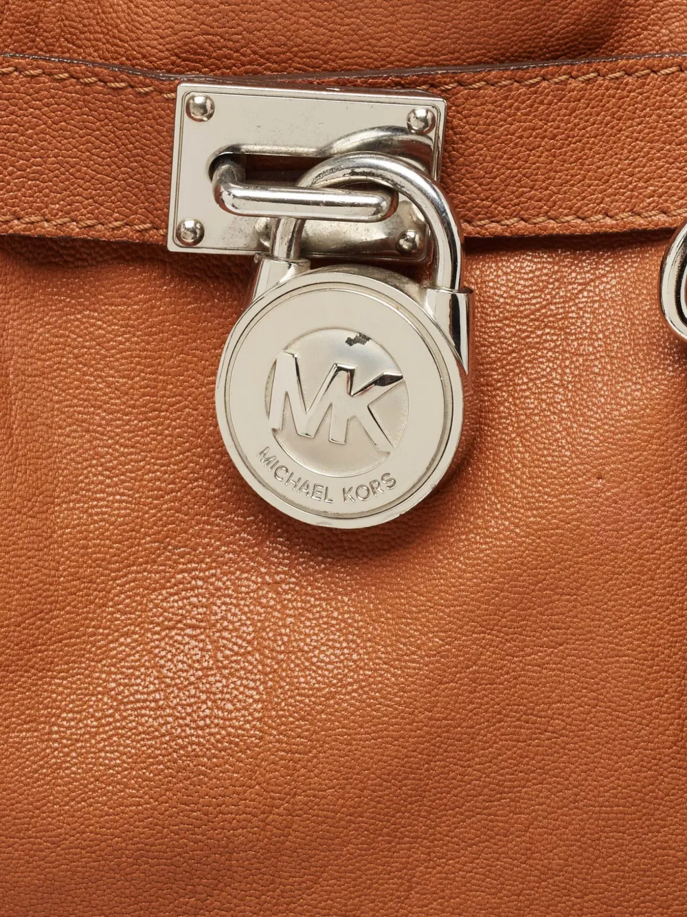 Pre-owned Michael Kors Vintage Hamilton Leather Tote Bag