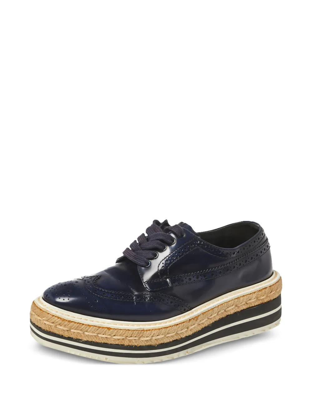 Prada Pre-Owned 45mm brogue-platform shoes | Image 2