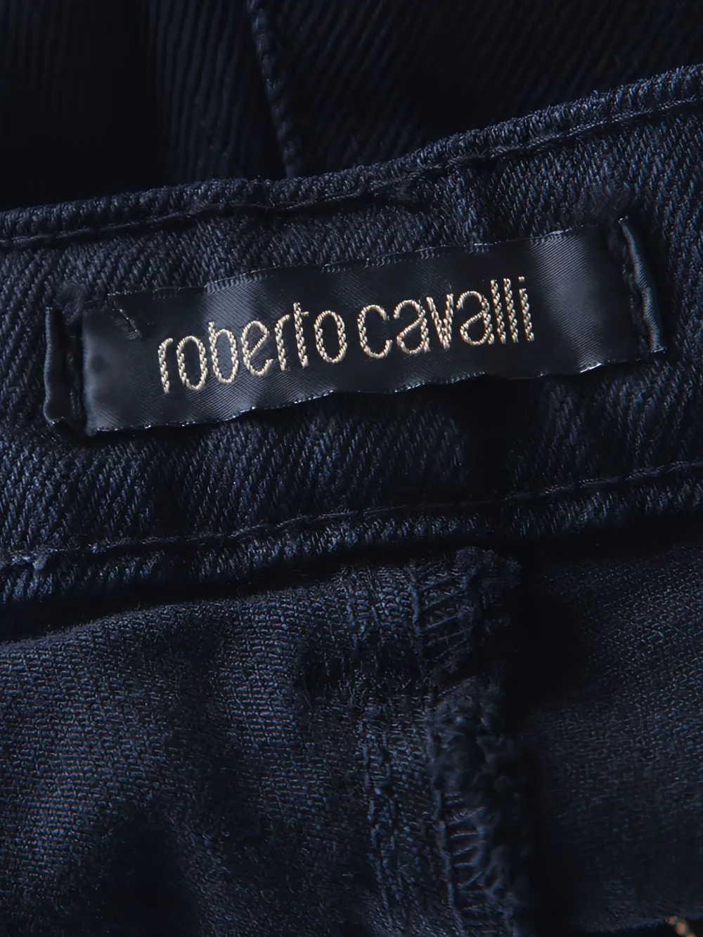 Pre-owned Roberto Cavalli Vintage Cotton-blend Jeans