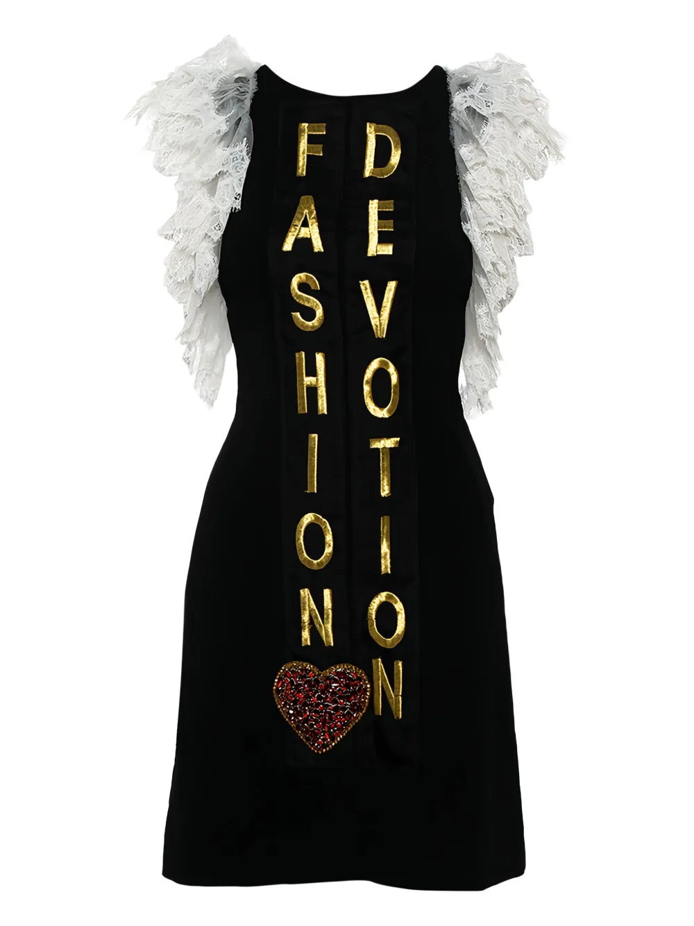 Click to view more detailed imagery on our partner's website Pre-owned Dolce & Gabbana Crystal-embellished Dress In Black