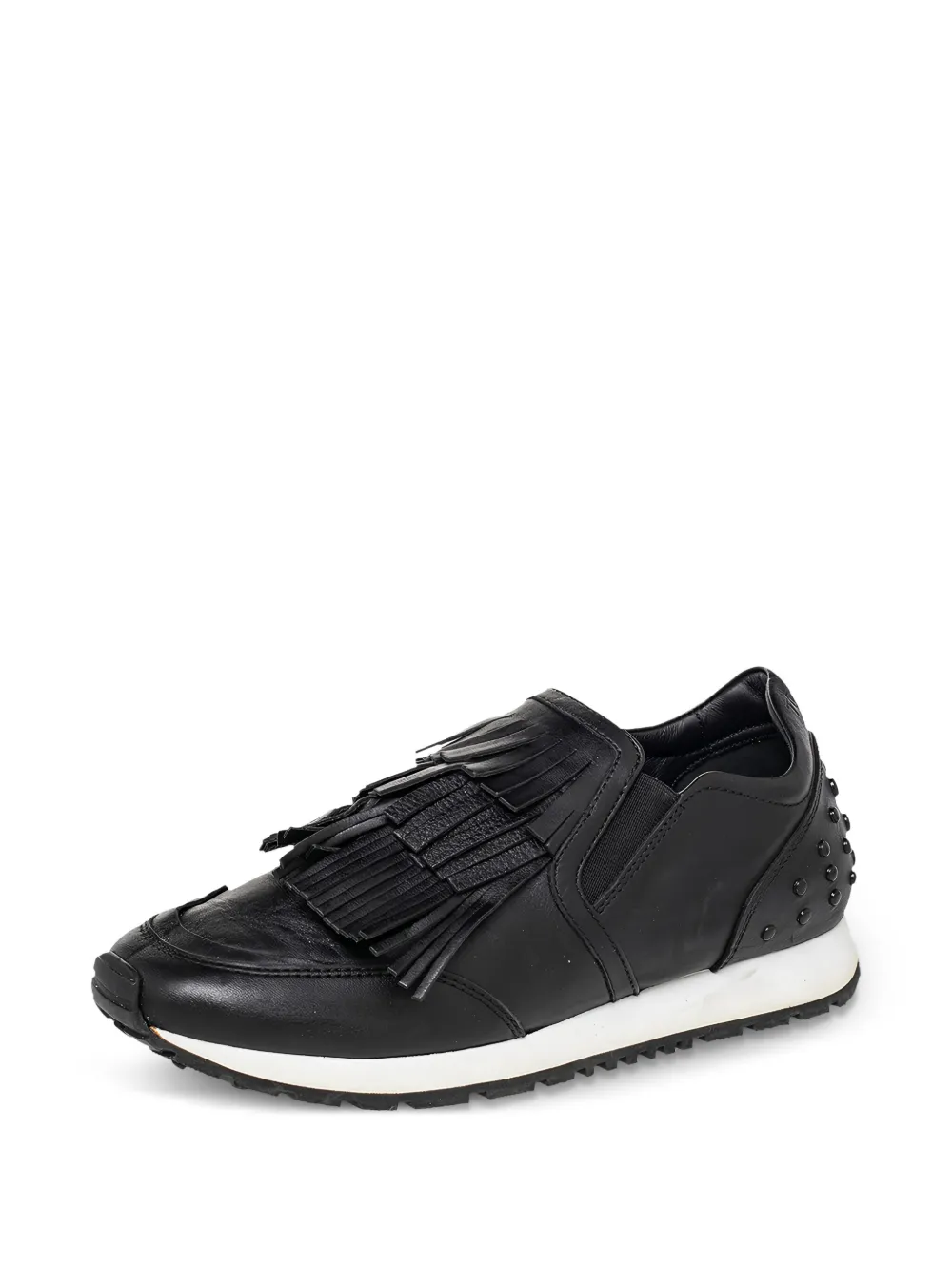 Tod's Vintage pre-owned fringe-embellished slip-on sneakers | Image 2