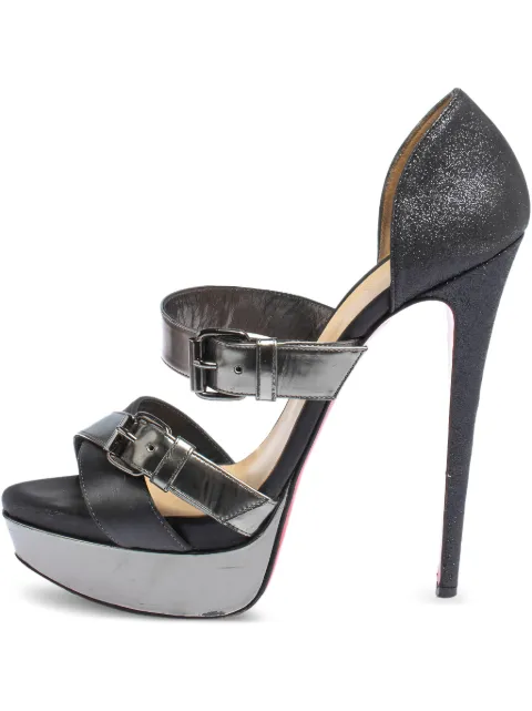 Christian Louboutin Pre-Owned 150mm leather heeled sandals 