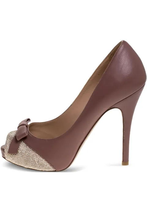 Valentino Garavani Pre-Owned zapatillas con peep-toe y tacón de 120mm