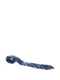 Ermenegildo Zegna Vintage silk striped tie - Blue