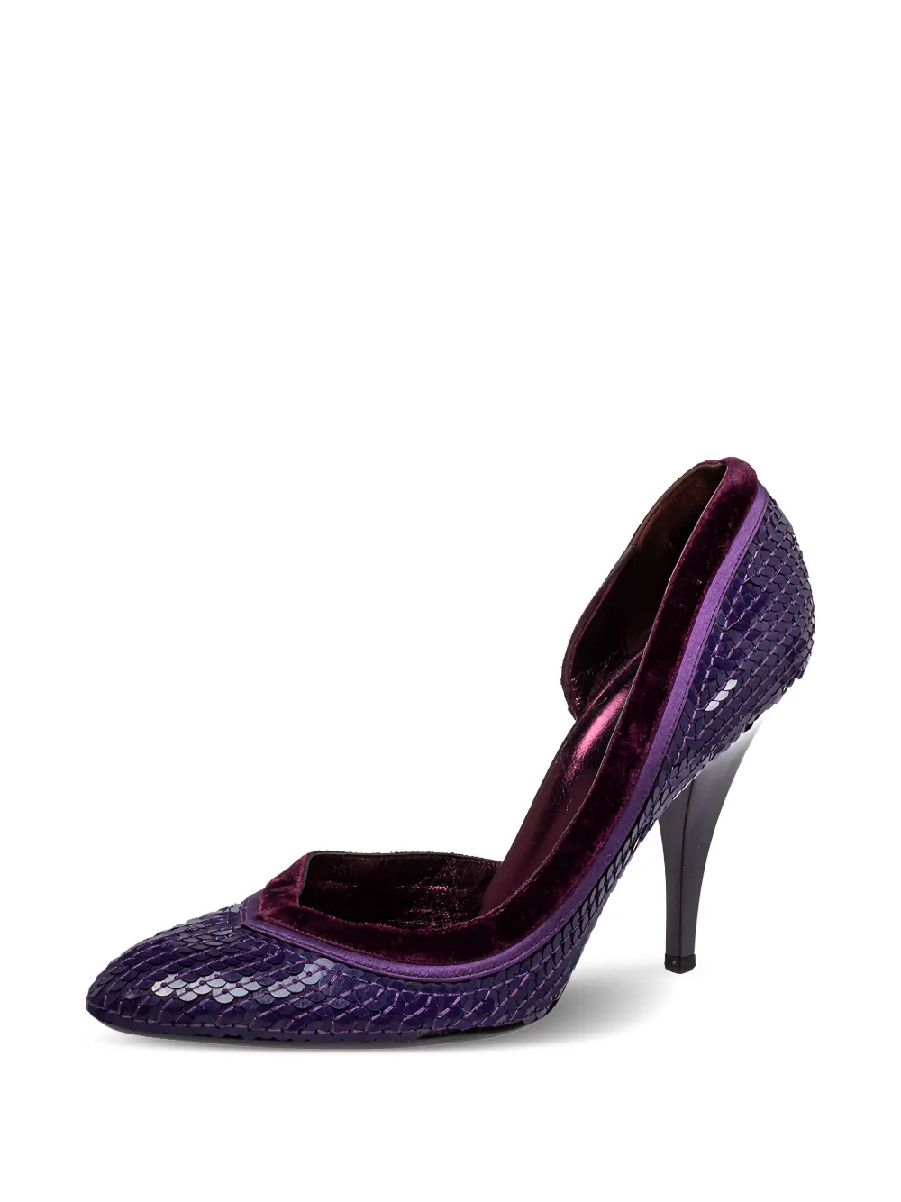Gucci Pre-Owned Leren pumps - Paars
