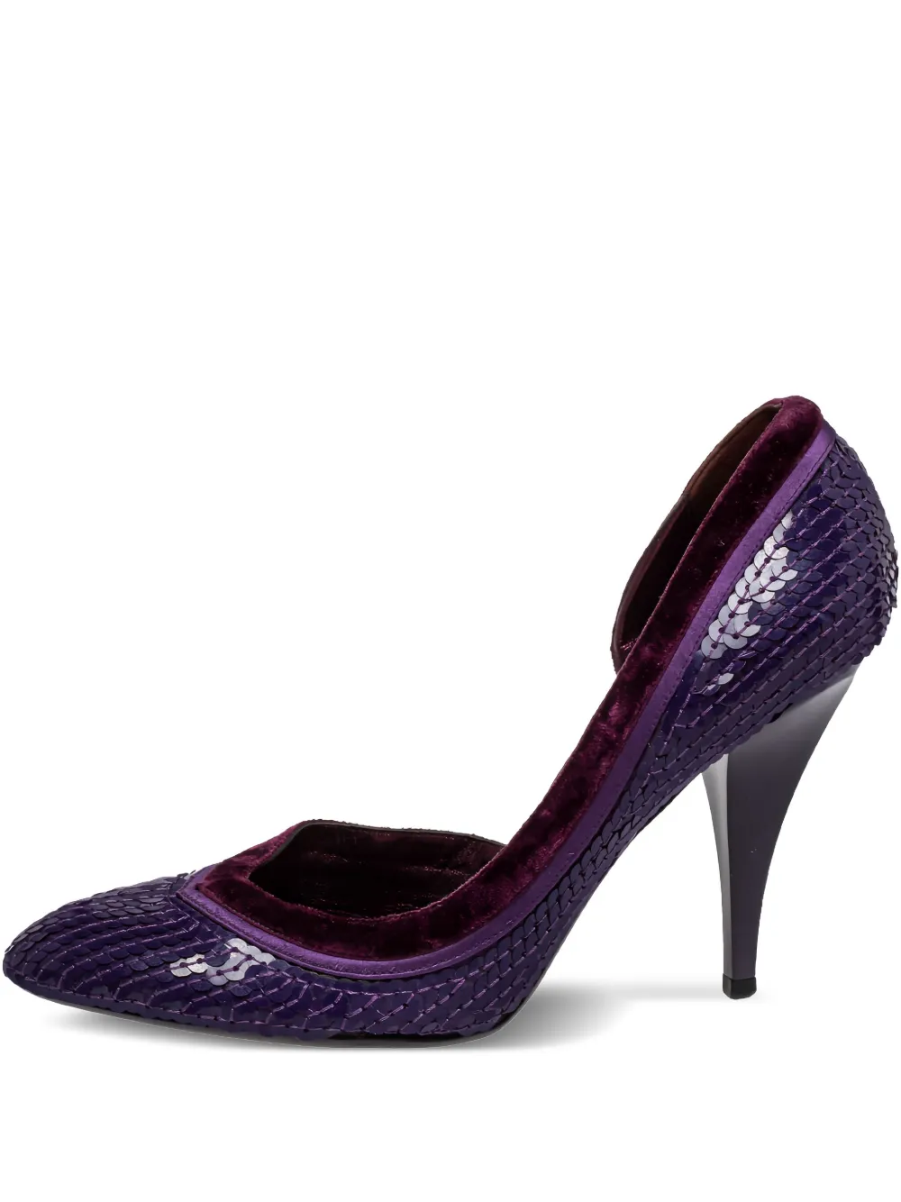105mm leather pumps