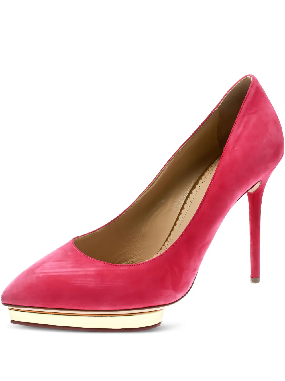 pre-owned 110mm Dotty platform pumps