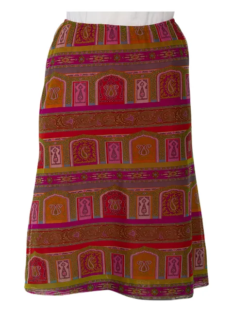 Etro Pre-Owned paisley-print skirt