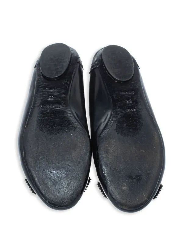 Balenciaga Pre-Owned Arena フラットシューズ | ブラック | FARFETCH JP