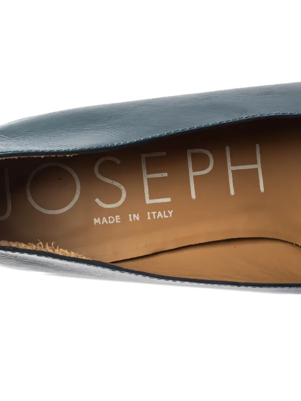 【極美品】JOSEPH ジョゼフ 23.5 パイソンレザーフラットパンプス 極美品】JOSEPH ジョゼフ 23.5 パイソンレザーフラットパンプス 靴
