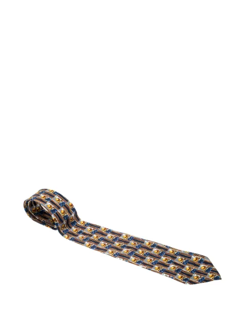 Dunhill patterned silk tie