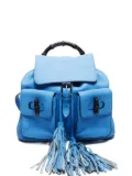 Gucci Pre-Owned 2000-2015 Bamboo backpack - Blue