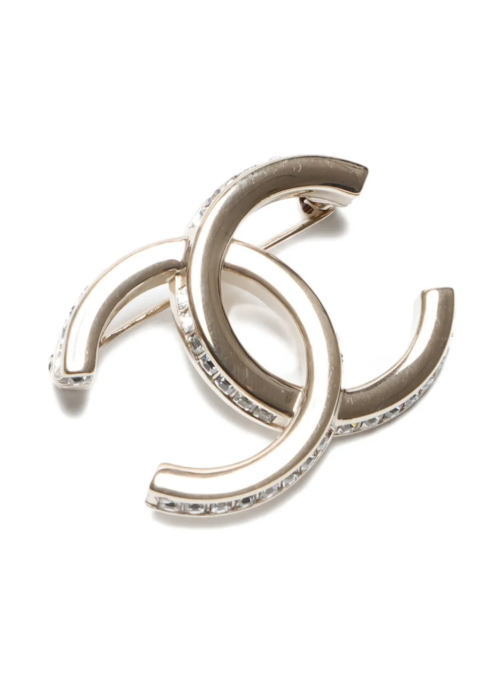 Pre-owned Chanel 2023 Interlocking Cc Brooch