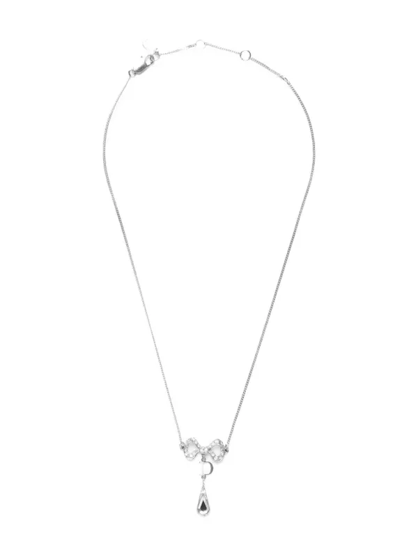 ［未使用］Dior リボンモチーフ ネックレス Christian Dior(クリスチャンディオール) / リボンモチーフネックレス