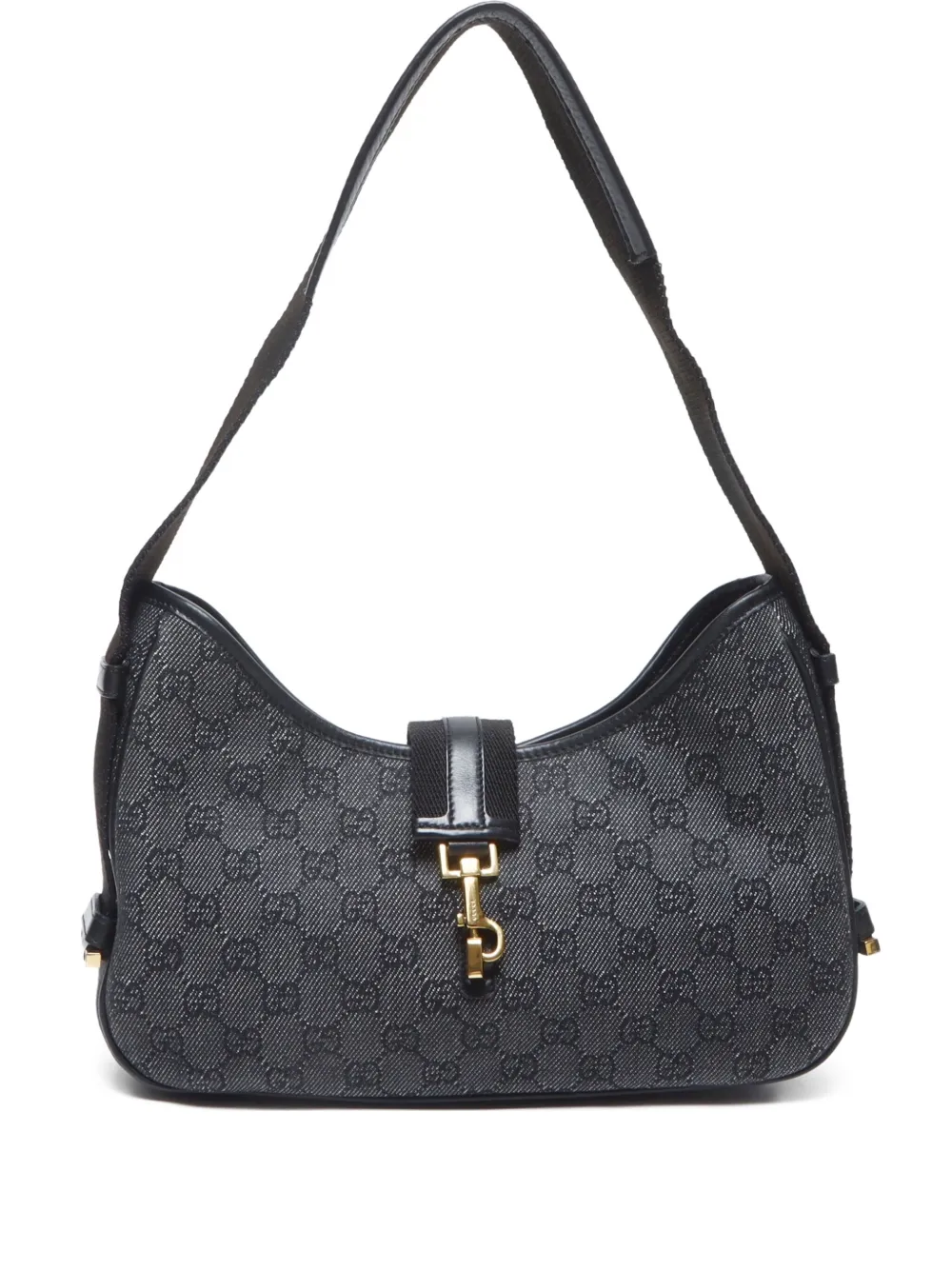 Gucci Pre-Owned 1990-2010s GG ショルダーバッグ - ブラック Gucci Pre-Owned 1990-2010s GG ショルダーバッグ - ブラック