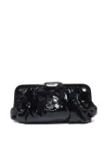 Miu Miu Pre-Owned 2010s patent-finish clutch bag - Black