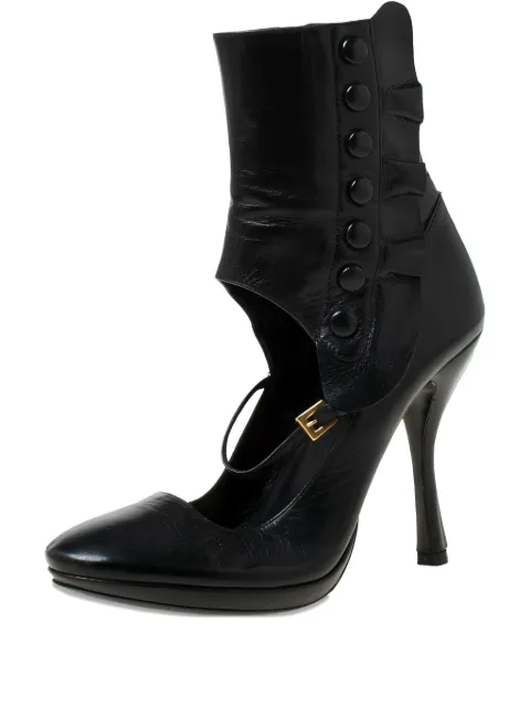 Prada Pre-Owned leather heeled boots