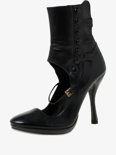 Prada Pre-Owned leather heeled boots