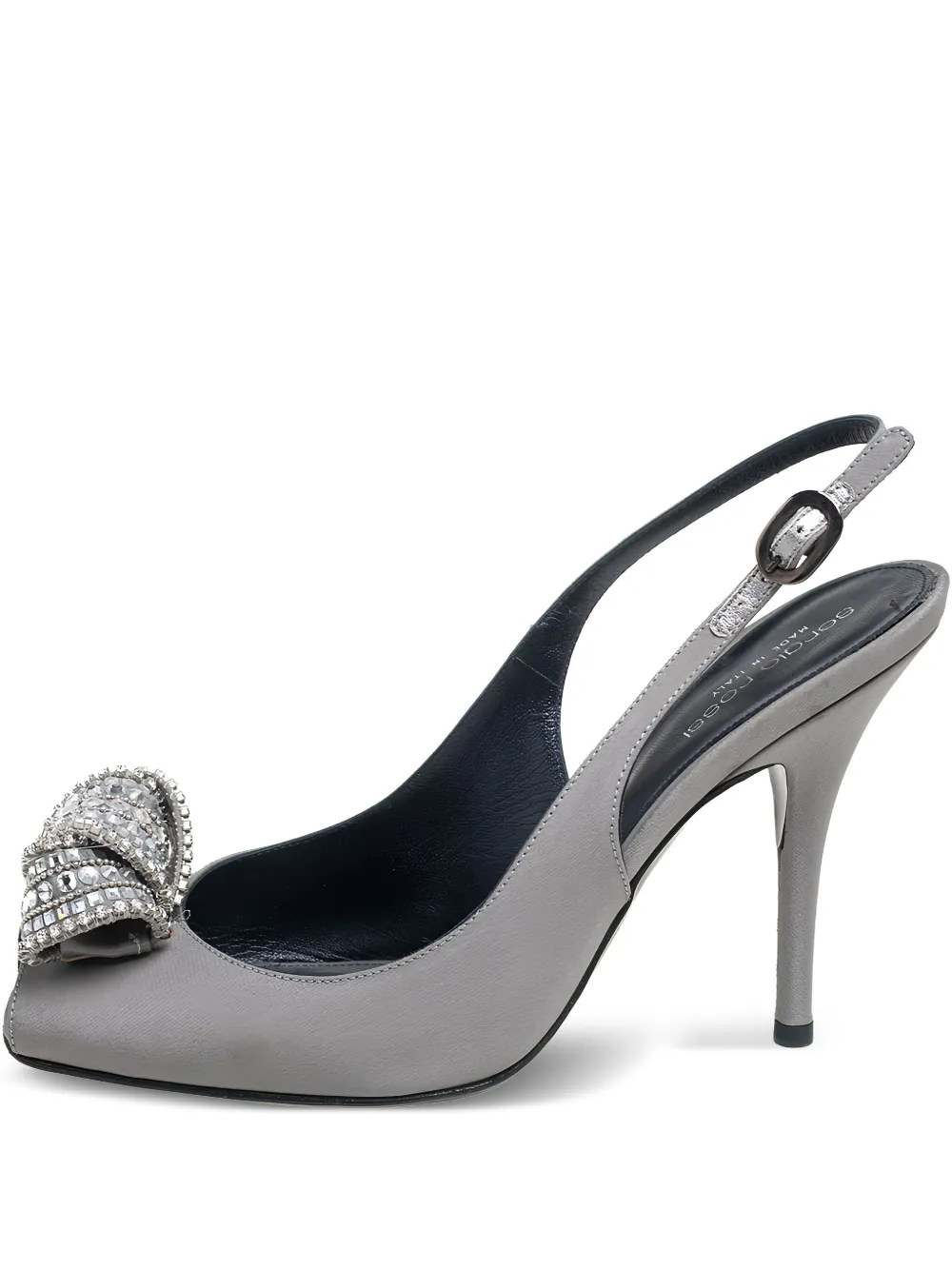 Sergio Rossi Vintage pre-owned 105mm slingback heels | Grey | Image 1