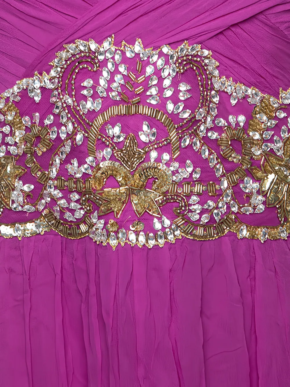 Marchesa Notte robe pre-owned à taille ornée de perles | Image 2