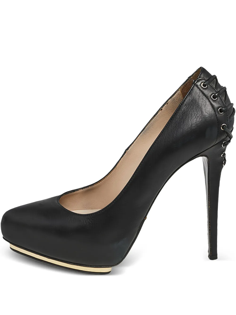 Le Silla pre-owned 130mm embellished stiletto pumps | Black | Image 1