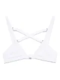 Maison Close Fatale bandeau bikini top - White
