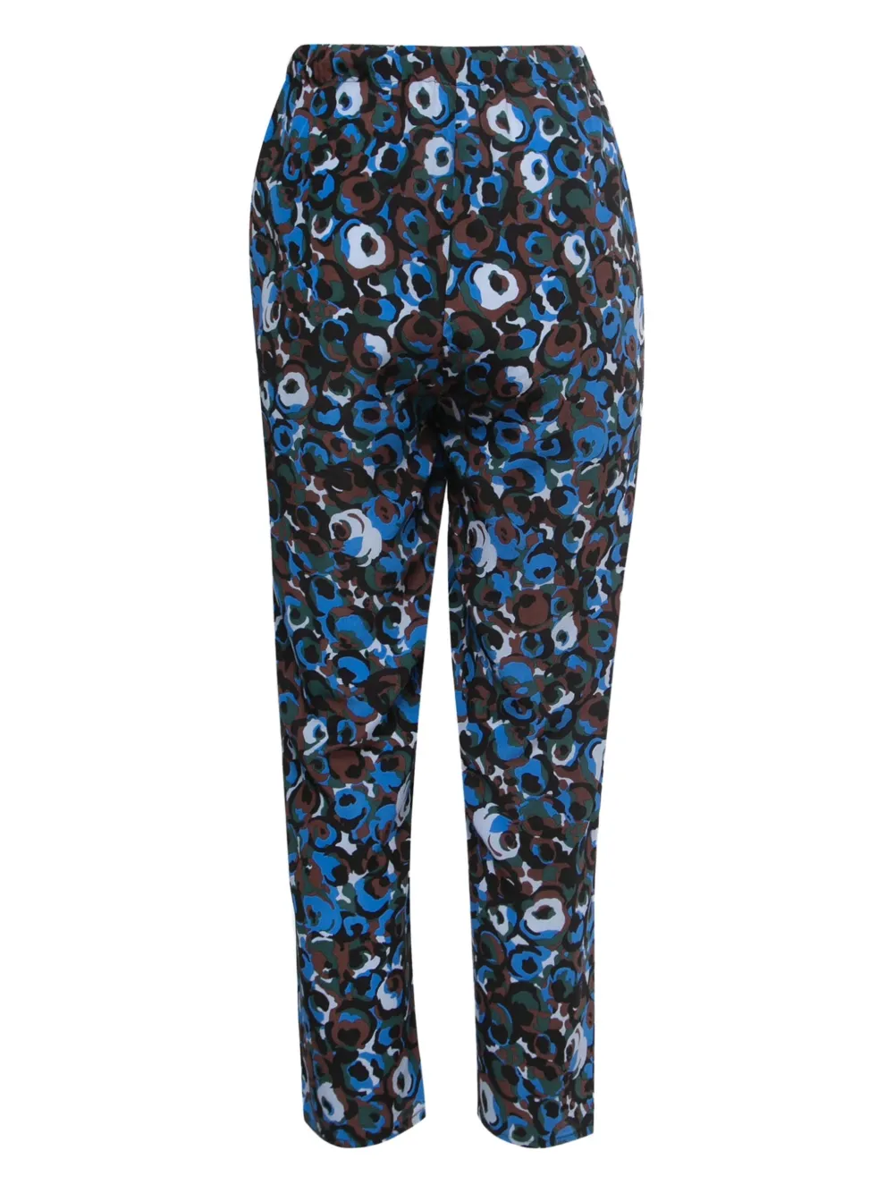 Marni Pre-Owned abstract-print silk trousers | Image 2