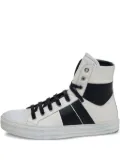 AMIRI pre-owned Sunset high-top leather sneakers - White