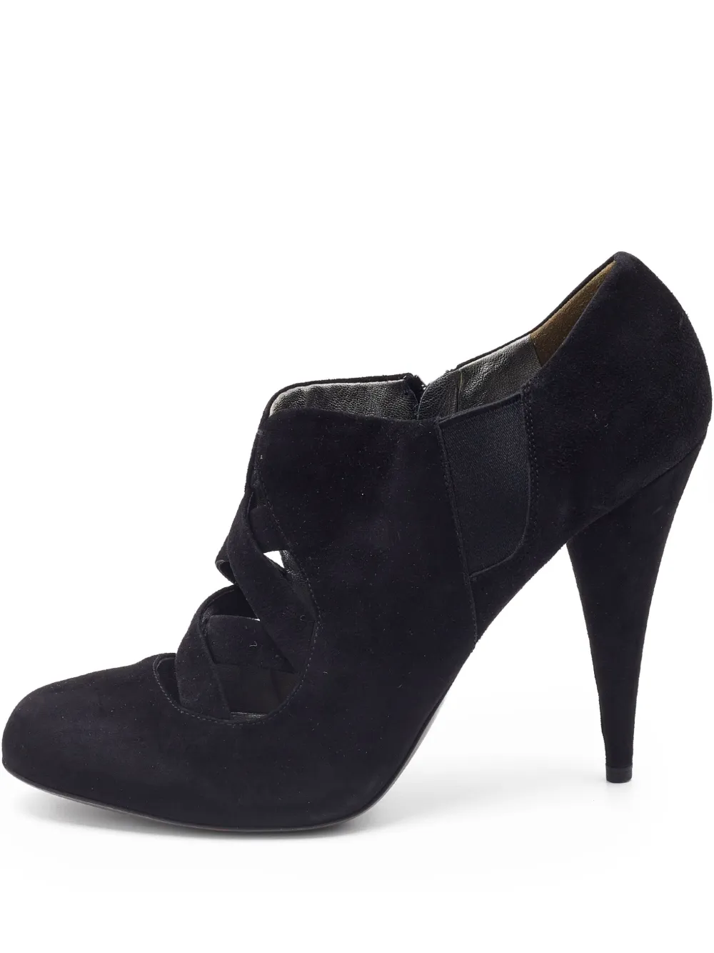 Miu Miu Pre-Owned 120mm suede boots | Black | Image 1