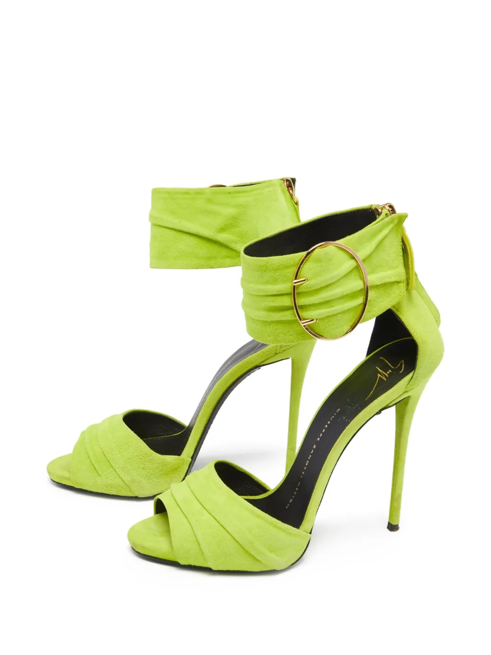 Giuseppe Zanotti Vintage Pre-owned 120 mm sandalen met enkelbandje - Groen