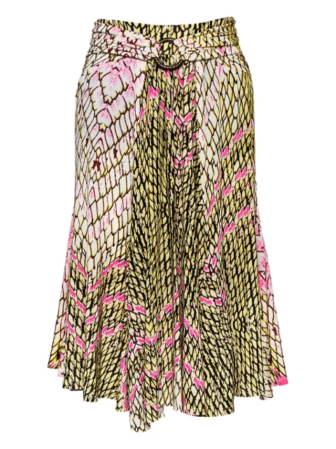 Just Cavalli Vintage pre-owned animal-print skirt