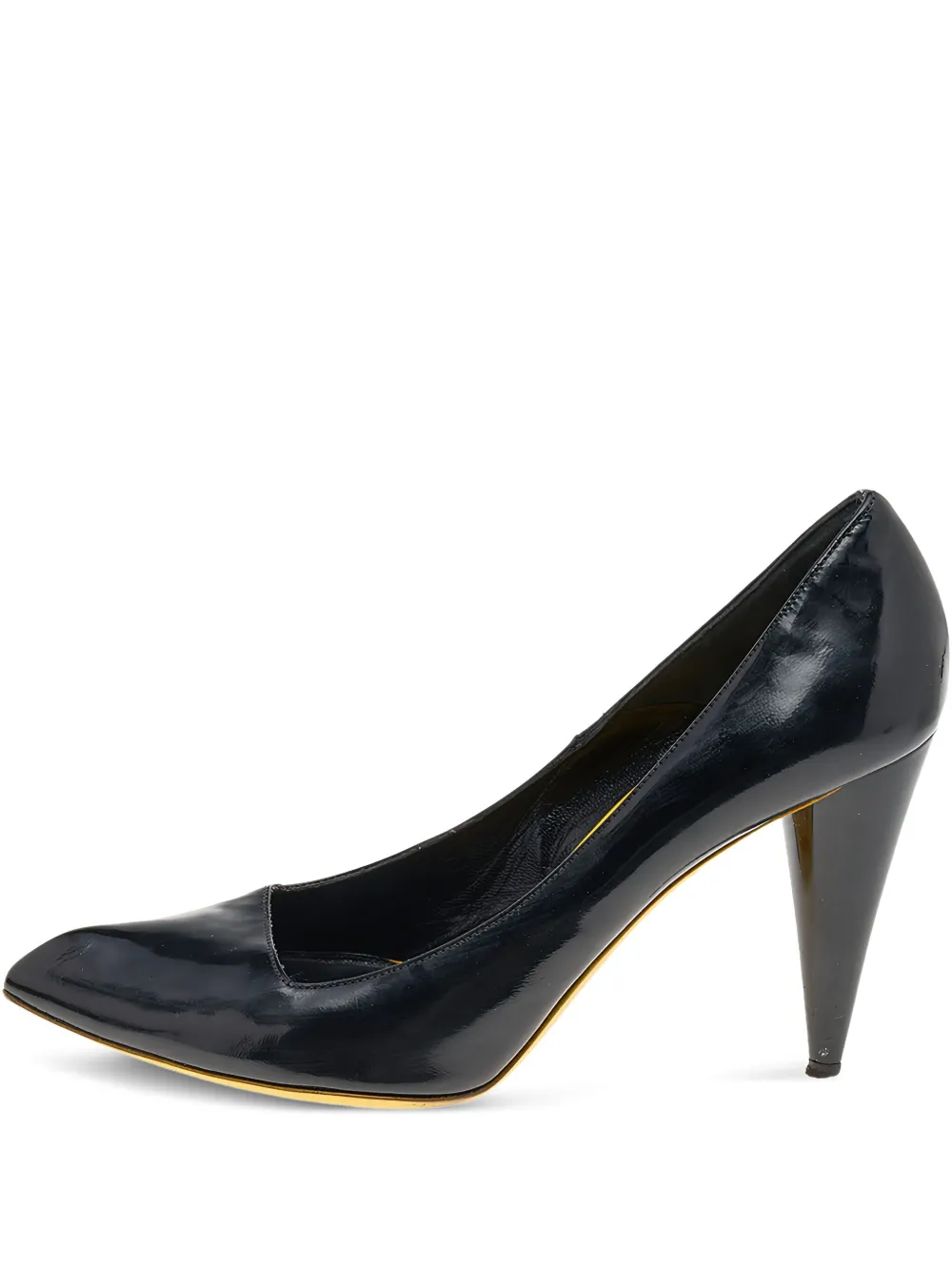 Alexander McQueen Pre-Owned patent-finish pumps | Black | Image 1