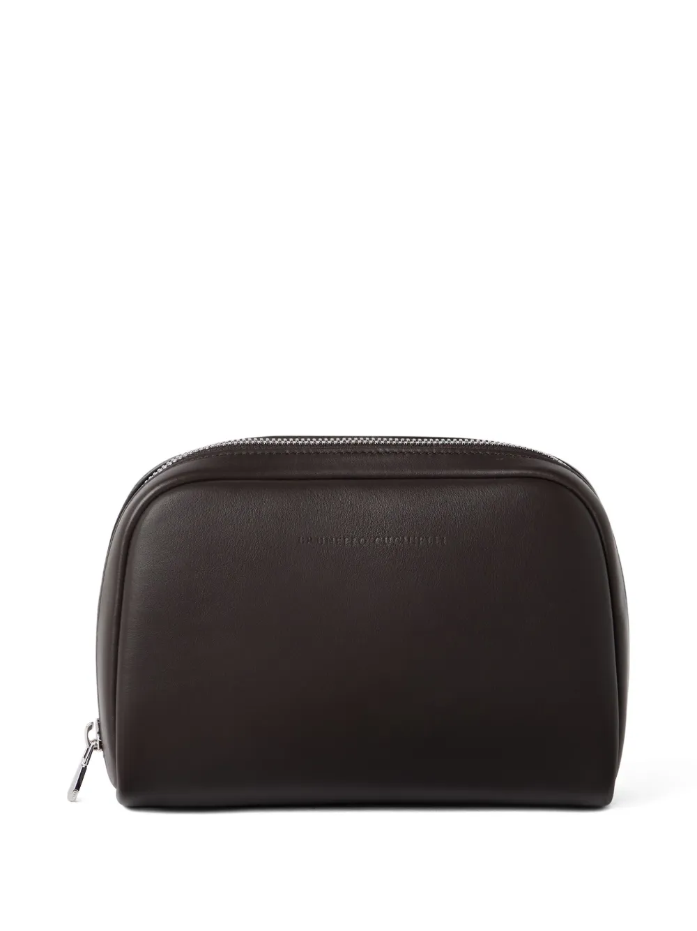 Brunello Cucinelli Toilettas met rits Bruin