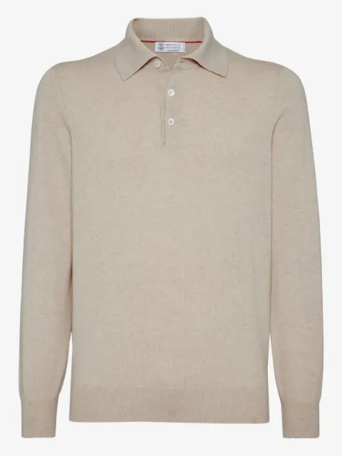 Brunello Cucinelli long-sleeve polo shirt