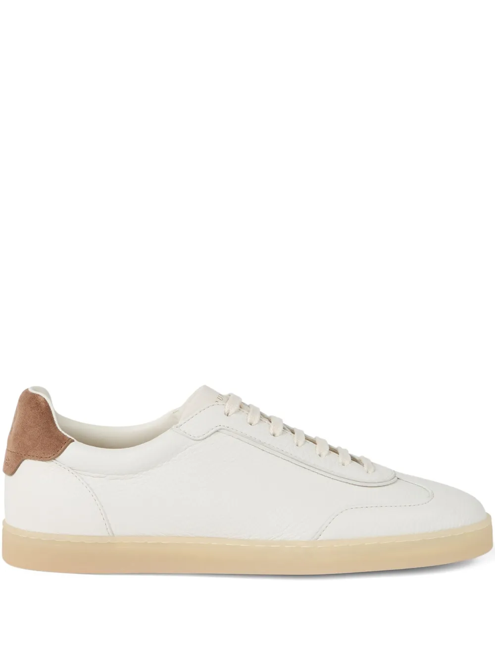 Brunello Cucinelli leather low-top sneakers White
