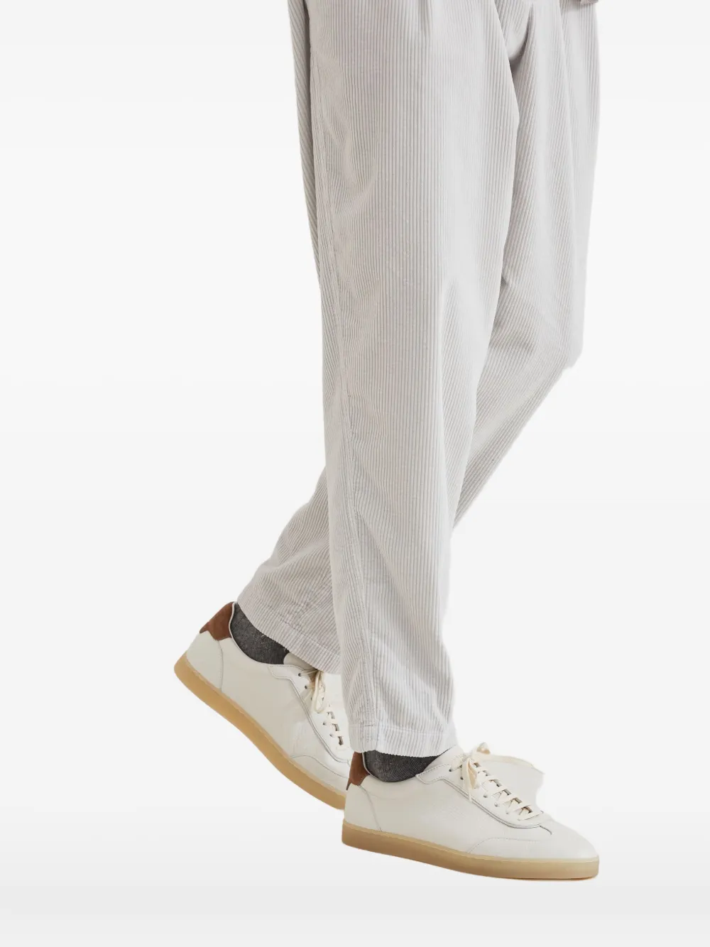 Brunello Cucinelli leather low-top sneakers White