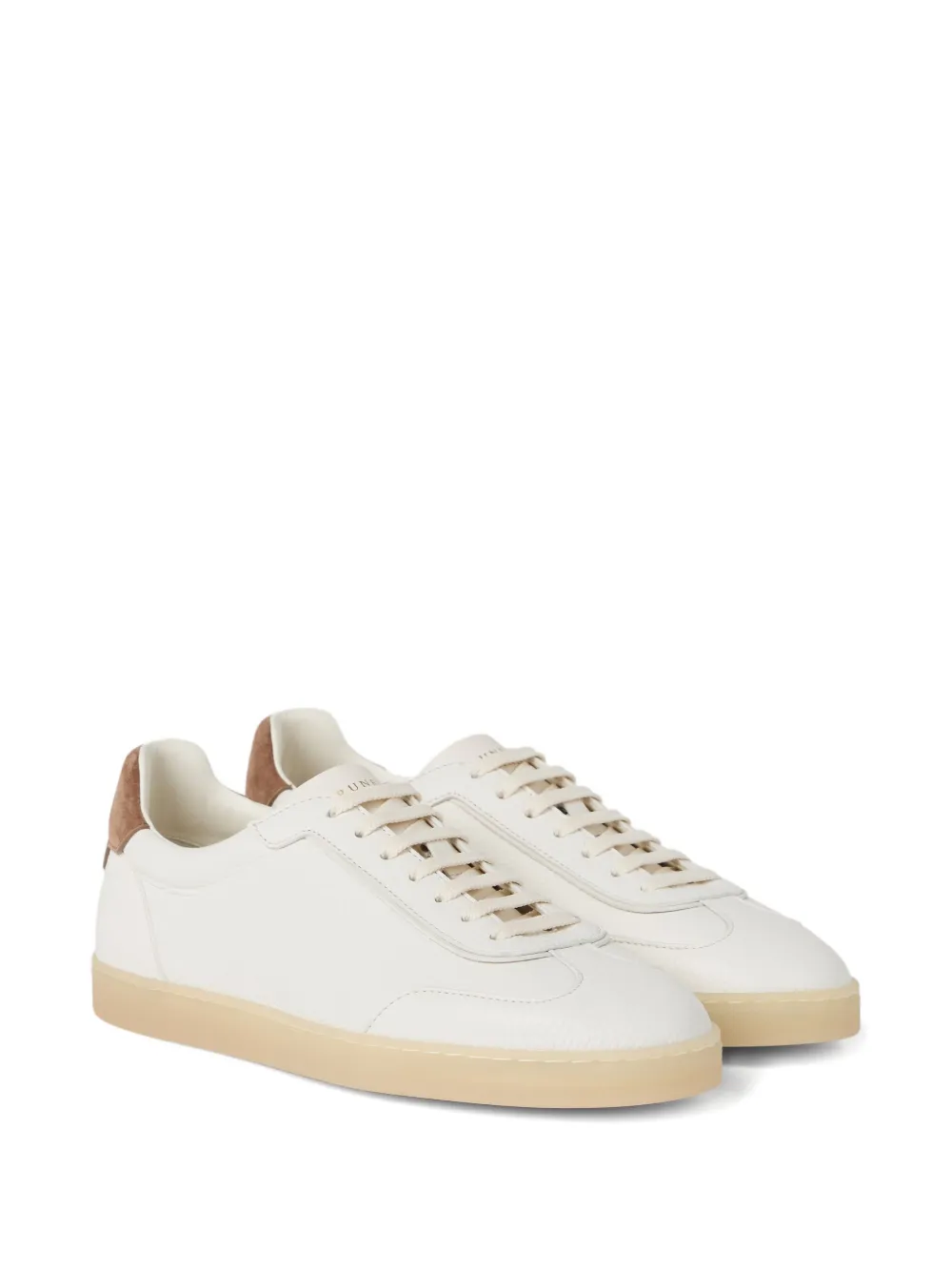 Brunello Cucinelli leather low-top sneakers White