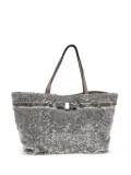 Ferragamo Pre-Owned sequin-embellished tote bag - Silver